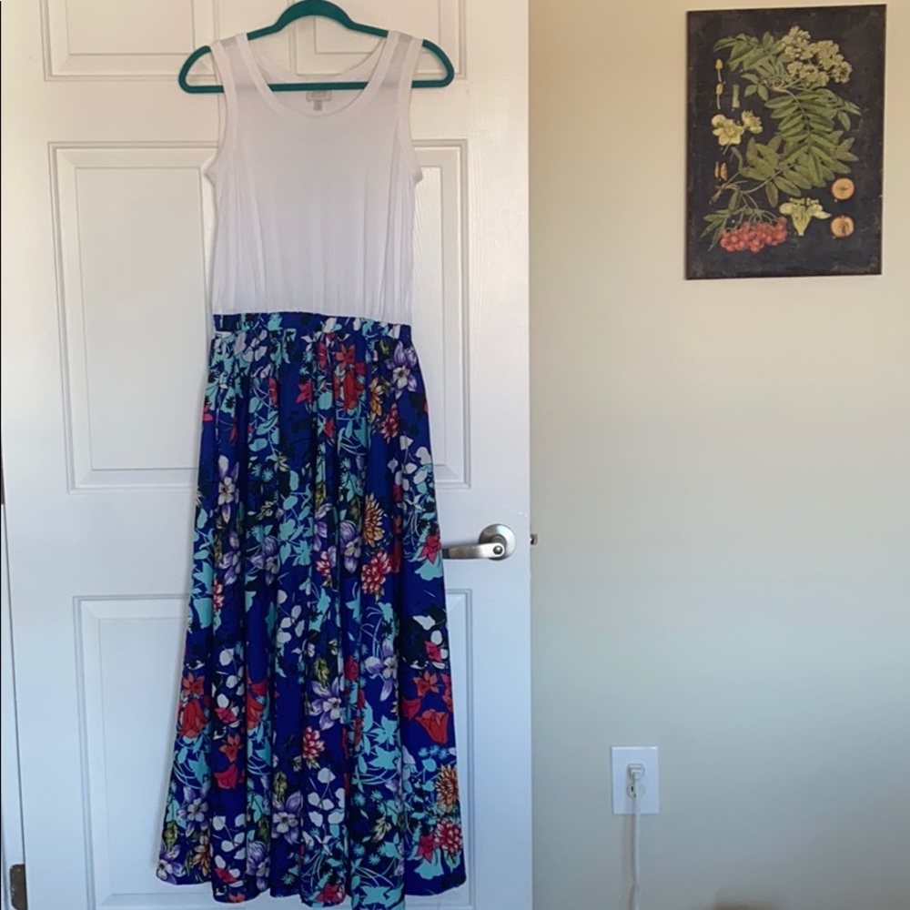 CUPIO tropical print skirt dress in size small